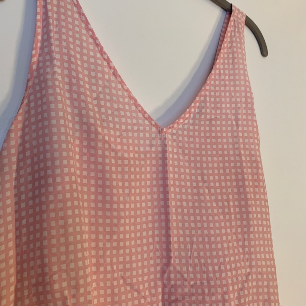 Mango Ruffle Hem Gingham Top - Picture 6 of 8
